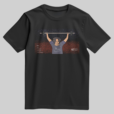 Dat Divi Engine Life Crop-top (3-Tone)